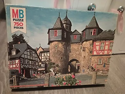 Vintage Jigsaw Puzzle Oxford Germany Beauty 750 PCs. Milton Bradley  • $7.99