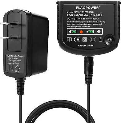 £13.14 • Buy Charger For Black&Decker 9.V-18V A12 A12EX A14 A144 Ni-MH/CD HPB18-OPE Battery