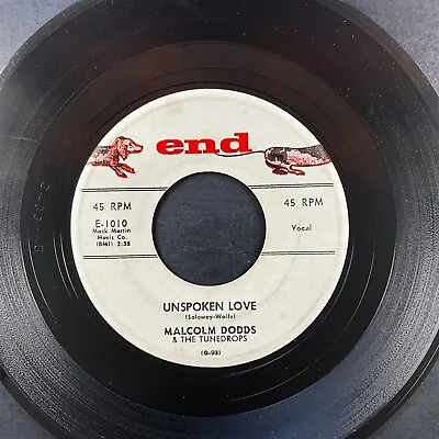 Malcolm Dodds & The Tunedrops Unspoken Love / Tonight 7  45rpm Vinyl VG • $12.99