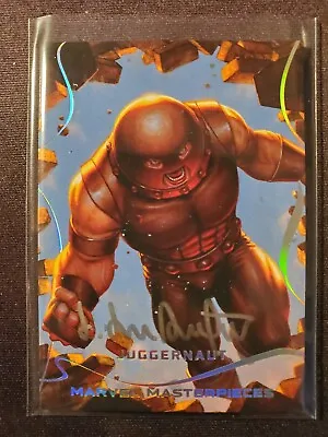 2022 Marvel Masterpieces Upper Deck Juggernaut Dan Dos Santos Auto #06/10 SSP • $750