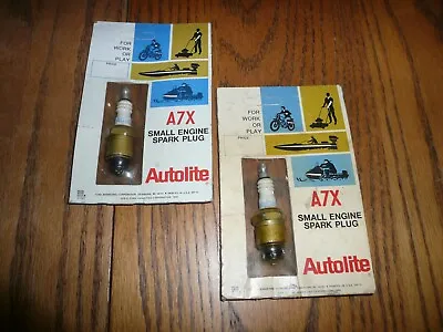 $19.99 • Buy (2) Vintage Spark Plugs Johnson Mercury Muncie Neptune Wizard See-bee Outboard