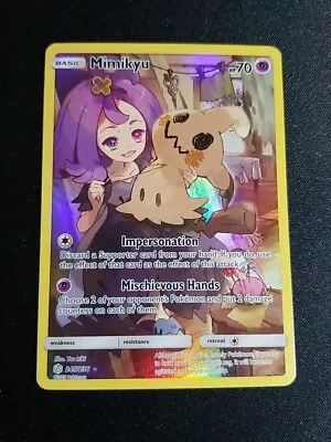 Pokémon TCG Mimikyu Cosmic Eclipse 245/236 Holo Secret Rare • $2