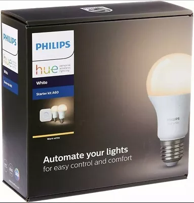 Philips Hue A60 Starter Kit E27 2 Bulb - Warm White • $98