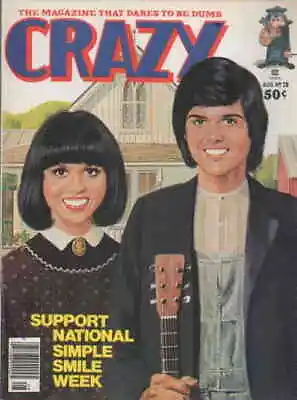 Crazy (Magazine) #28 VG; Marvel | Low Grade - Marie Osmond - Donny Osmond - Gran • $8.75