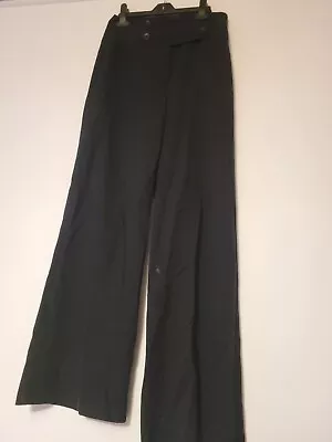 £3.20 • Buy Next Tailored Wide Leg Black Trousers Size 8r New With Tags