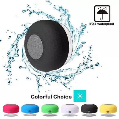 Bluetooth Wireless Speaker Waterproof Shower Wireless Resistant Portable Mic  • $9.49