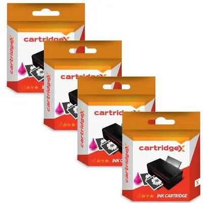 4 Magenta Ink Cartridges For 100XL Lexmark Impact S305 • £15.75