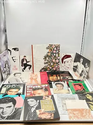 Lot Of 20 Elvis Memorabilia Items W Pictures Greeting Cards Album Inserts & More • $4.99