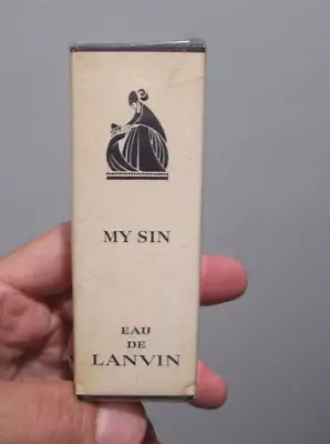 Vintage My Sin EAU DE LANVIN Parfums No 18 New Unopened Box 2 Fl Oz New York USA • $74.99