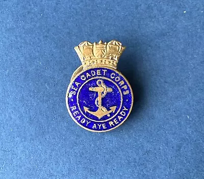 Vintage Sea Cadet Corps  Royal Navy Enamel Lapel BADGE Military Naval Training • £7.95