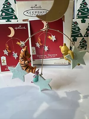 £7.99 • Buy Christmas Disney Hallmark Keepsake Twinkle Twink Winnie Pooh Ornament New In Box