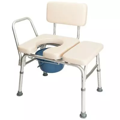 Medical Toilet Bedside Commode Chair Wide Toilet Handicapped Safety • $65.99
