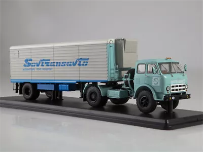 Start Scale Models MAZ-504A Tractor Truck With Semitrailer ALKA N12CH 1/43 Model • $147.29