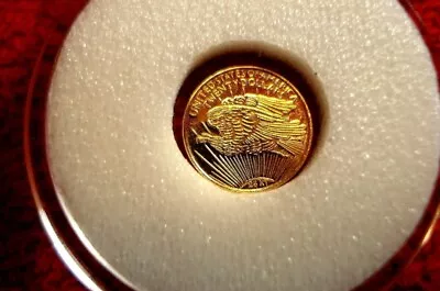 1903 Columbia Mint 24kt Gold Miniature Coin Original Box • $125