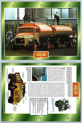 Volvo N88 - 1977 - Flatbeds & Tippers Atlas Trucks Maxi Card • $1.86