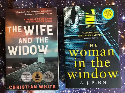 $21 • Buy The Wife And The Widow & The Woman In The Window - 2 Books