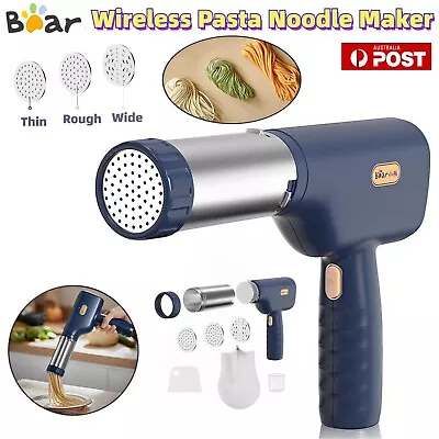 Bear Kitchen Noodle Maker Machine Wireless Electric Pasta Press Spaghetti Cutter • $27.59