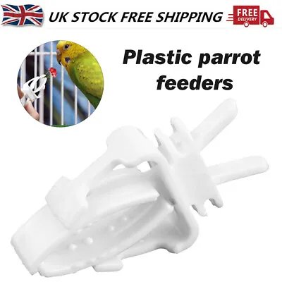 £8.68 • Buy 5Pcs Feeder Holder Clamp Food Fruit Treat Clip For Pet Birds Cage Supplies NEW