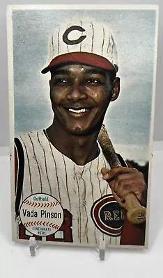 Vada Pinson Topps Giant Baseball Card #56 Rookie Smacks 200th Hit Cincy Reds • $4.75