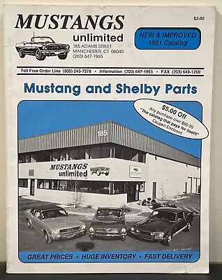 VINTAGE 1991 MUSTANG Unlimited PARTS CATALOG • $2.95