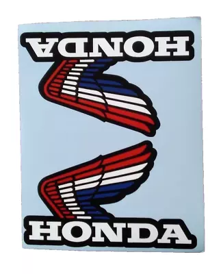 Honda Tank Wing Decals (red/white/blue) • £12.50
