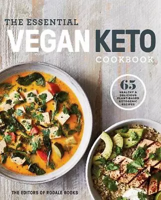 The Essential Vegan Keto Cookbook: 65 Healthy And Delicious Plant-Based Ketogeni • $31.89