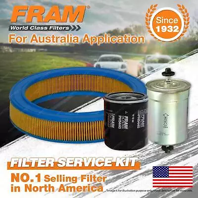 Fram Oil Air Fuel Filter Service Kit For Nissan Pulsar N13 SPFi 4cyl 1.6L • $60.95