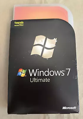 Microsoft Windows 7 Ultimate Upgrade 32 & 64 Bit DVD  • $39.95