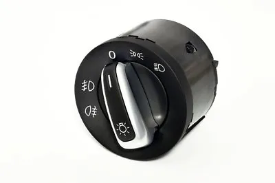 VW Golf Jetta MK5 5 MK6 6 Passat B6 B7 CC EURO Headlight Switch Fog Light Alloy • $19.90