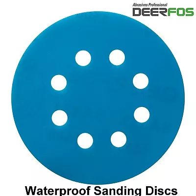 125mm Sanding Discs Wet And Dry Orbital Sandpaper Hook & Loop Pads Grit 40-3000  • £3.79