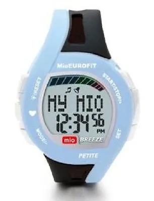 MIO Breeze Petite ECG Accurate Strapless Heart Rate Sport Watch ~ Black/Blue • $53.42