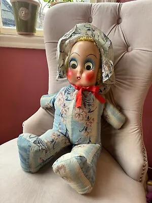 1950s 22  XL GOOGLY EYE MARY LOU BY GUND PRODUCTS ORIGINAL CLOTHES #2 • $98