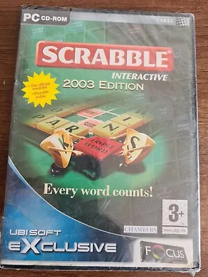 Scrabble Interactive (Windows 2000) (2003) - Free Postage SEALED • £3.49