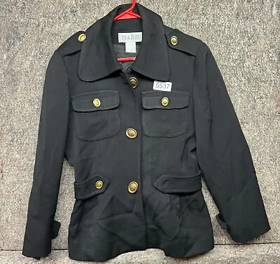 Vintage Platine Jacket Blazer Paris Military Black Small • £24.12