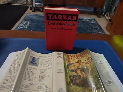 TARZAN  LORD Of The JUNGLE G&D 1930 HCDJ Edgar Rice Burroughs FINE!! • $25