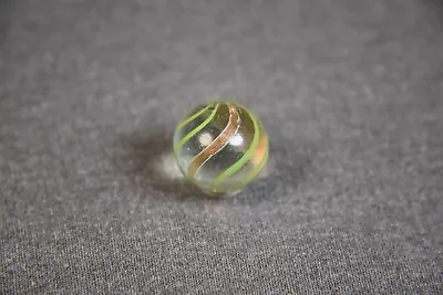 25/32 German Handmade Lime Green Banded Lutz Old Marble • $100