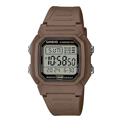 Casio W800H-5AV Chronograph Watch 100 Meter Alarm Date 10 Year Battery NEW • $25.50