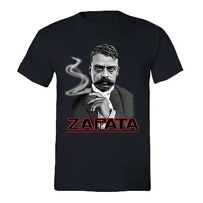 Emiliano Zapata T-shirt Mexican Revolution Morelos Leader Zapatismo Patron Jefe • $20.49