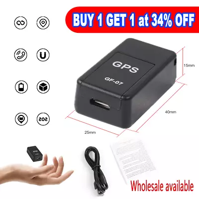 Mini Car GPS Tracker Real Time Tracking Anti-Theft Anti-lost Locator Magnetic • £5.71