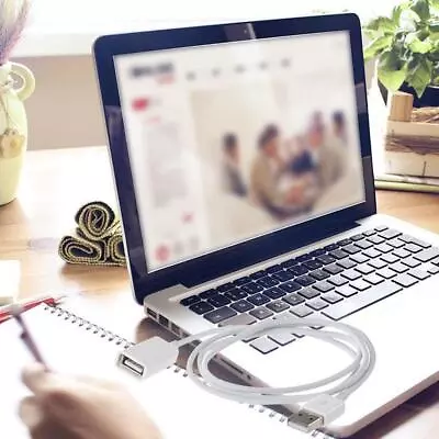 $2.86 • Buy USB A Male To Female M/F Extension Cable Adapter White 100cm/40   _