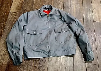 Vitnage Lee Chetopa Work Jacket Mens 44 Long Quilt Liner Mechanic Twill Press • $72