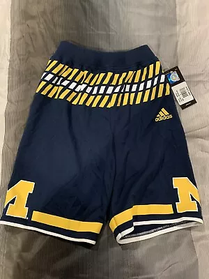 Boy’s Michigan Wolverines Adidas (not Nike) Replica Basketball Shorts (sz: S) • $25.75