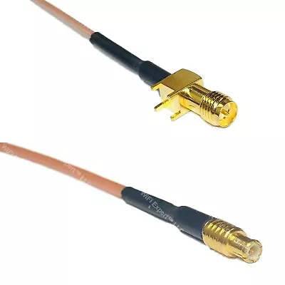 RG178 RP-SMA Female PCB To MCX MALE Coax RF Cable USA-Ship • $7.99