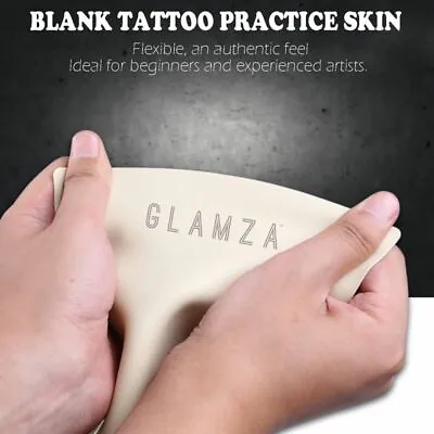 TATTOO SKIN PRACTICE | Synthetic Sheet For Tattooing | Fake Blank Skin 20x15cm • £4.19