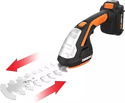 WG801.1 WORX 20V Power Share Cordless 8  Shrubber Trimmer With 1 Blade-SR • $49.40