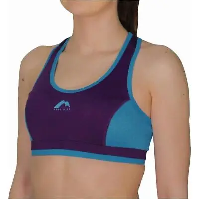 More Mile Womens Crop Top Purple Lightweight Comfortable Gym Running Sports Vest • £8.50