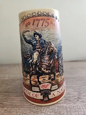 Miller High Life Birth Of A Nation 1st In Series Beer Stein Mug Limited Edition • $10