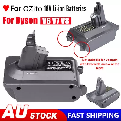 Adapter For Ozito 18V Li-on Battery To For Dyson V7 V6 V8 Vacuums Converter Tool • $26.99