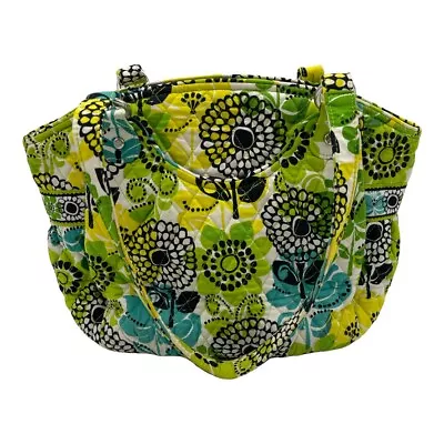 Vera Bradley Quilted Tote Shoulder Bag Limes Up Med Size • $27.99