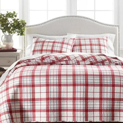 MARTHA STEWART COLLECTION Windowpane Yarn-Dye Flannel • $129